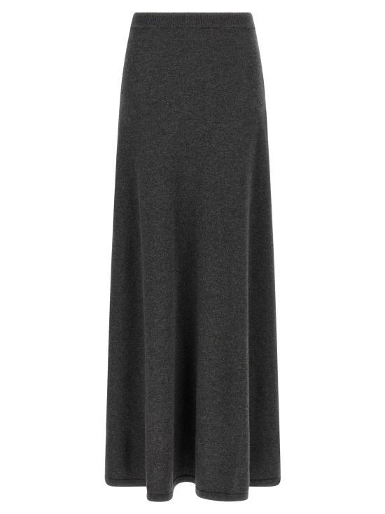 25FW 발렌시아가 롱 스커트 BA321886BM GRAY