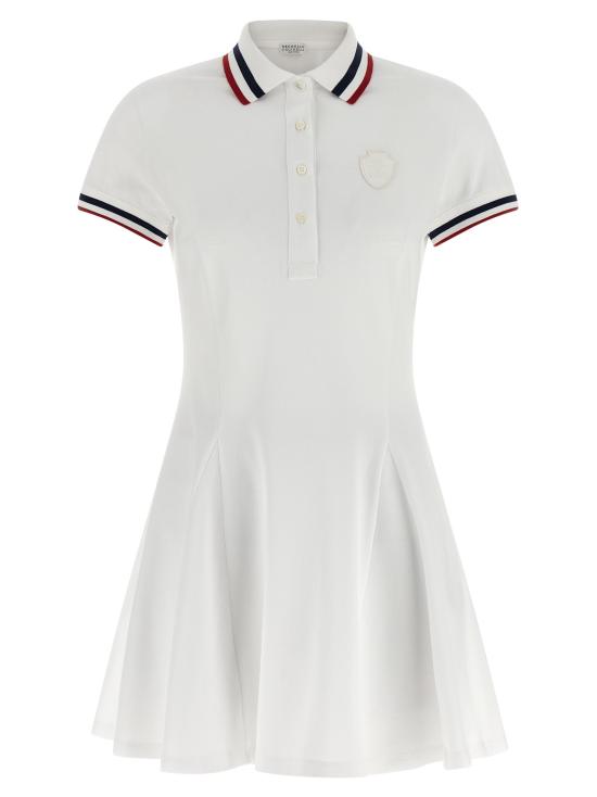 26SS 브루넬로 쿠치넬리 숏 원피스 BR330362BM WHITE