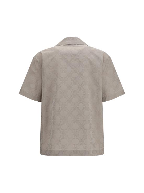 26FW 오프화이트 반팔 셔츠 OMGG01QF26FAB00400 031 BEIGE - OFF WHITE