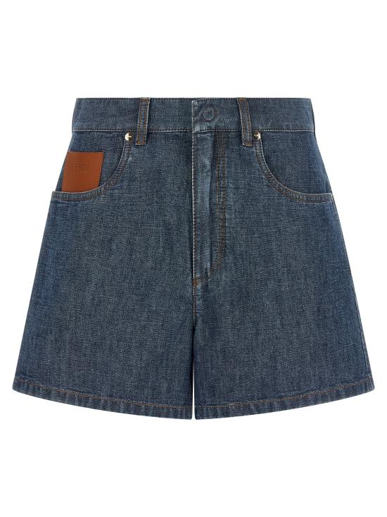 26FW 펜디 데님 숏팬츠 FE338152BM BLUE