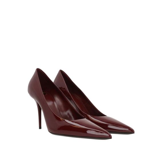  생로랑 힐/펌프스 SA 8995888988372 BURGUNDY - SAINT LAURENT