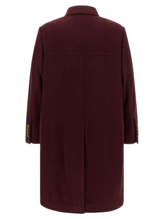 26FW 브루넬로 쿠치넬리 코트 BR337621BM BORDEAUX - BRUNELLO CUCINELLI