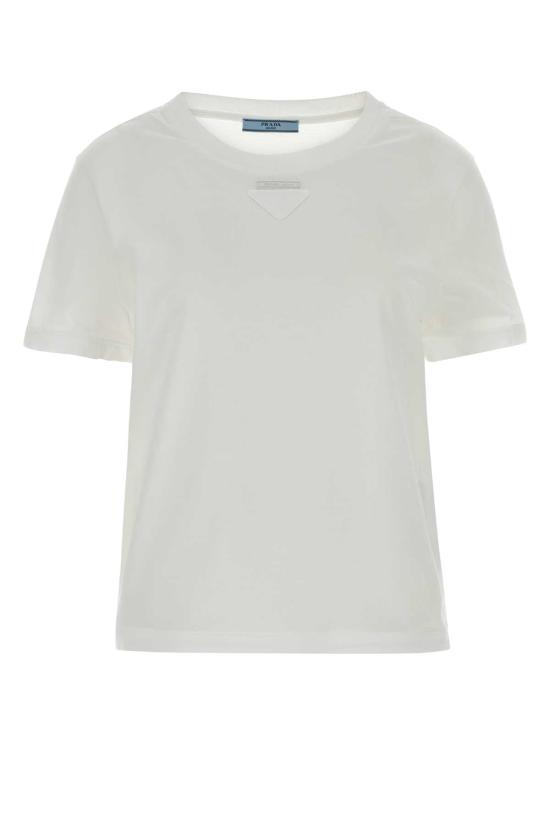 26SS 프라다 반팔 티셔츠 3569BSOOO18QZ F0009 WHITE