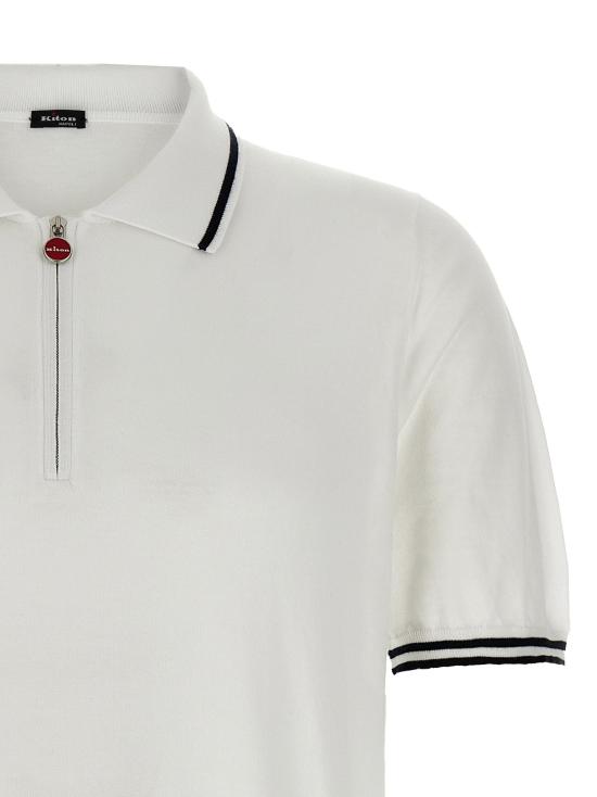  키톤 탑 KI307739BM WHITE - KITON