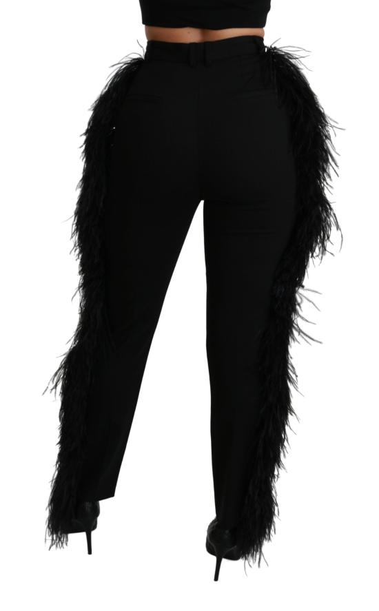  돌체앤가바나 스트레이트 팬츠 PAN70953 BLACK - DOLCE & GABBANA