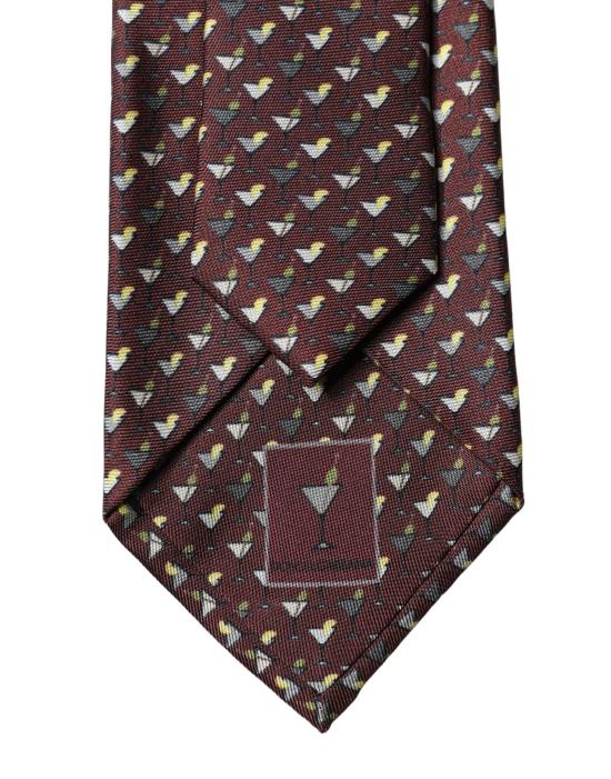  돌체앤가바나 넥타이 KRA3604 BURGUNDY - DOLCE & GABBANA