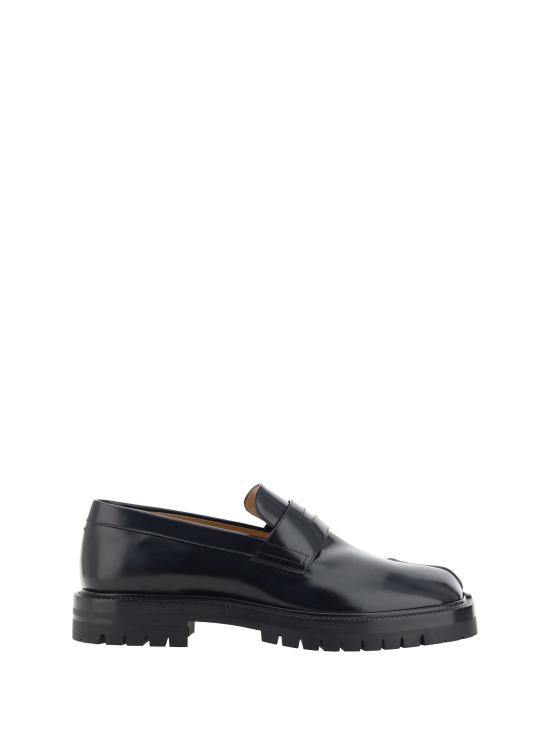 26FW 마르지엘라 타비 브러쉬드 카프스킨 로퍼 S57WR0139P3827 H8396 BLACK