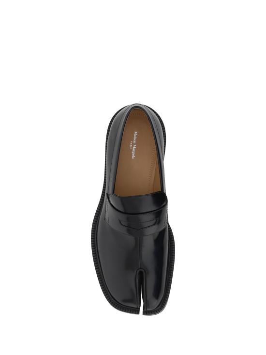 26FW 마르지엘라 타비 브러쉬드 카프스킨 로퍼 S57WR0139P3827 H8396 BLACK - MAISON MARGIELA