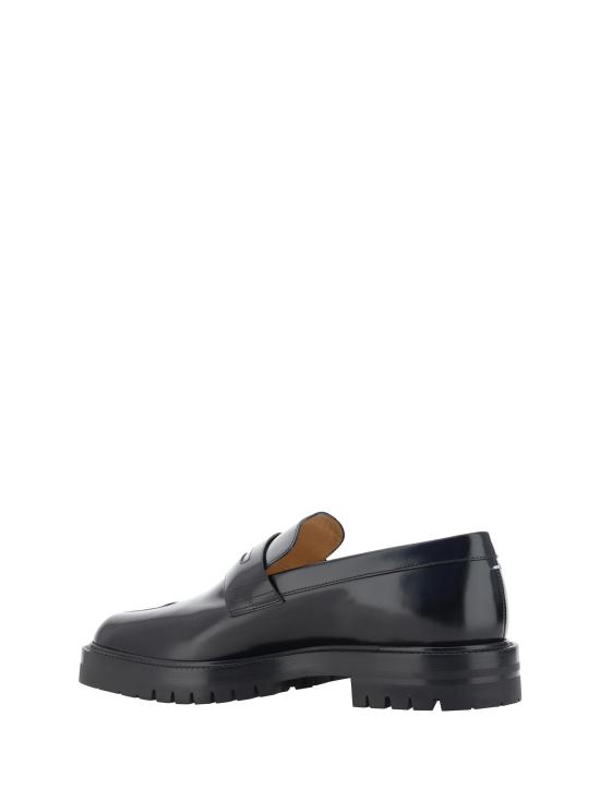 26FW 마르지엘라 타비 브러쉬드 카프스킨 로퍼 S57WR0139P3827 H8396 BLACK - MAISON MARGIELA