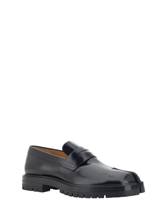 26FW 마르지엘라 타비 브러쉬드 카프스킨 로퍼 S57WR0139P3827 H8396 BLACK - MAISON MARGIELA
