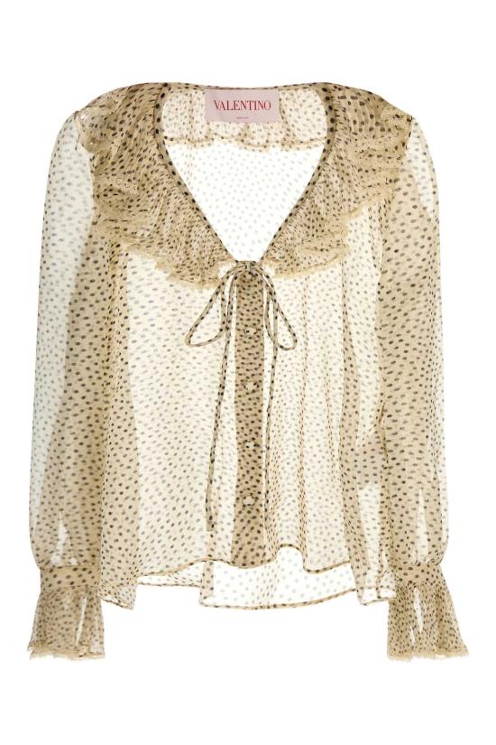  발렌티노 가라바니 블라우스 6B0AB7H3981 R8E BEIGE