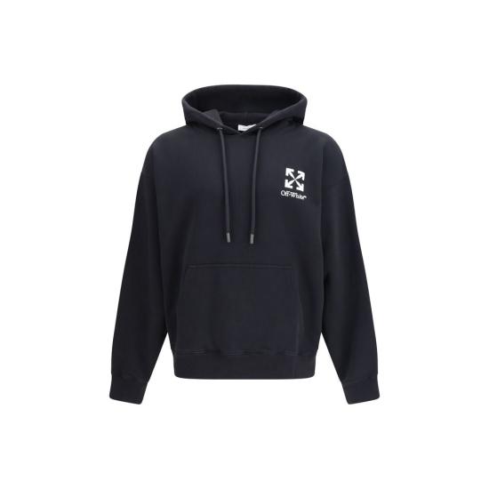 26SS 오프화이트 후드 티셔츠 OF44MBB085S26F00O0010001BB BLACK