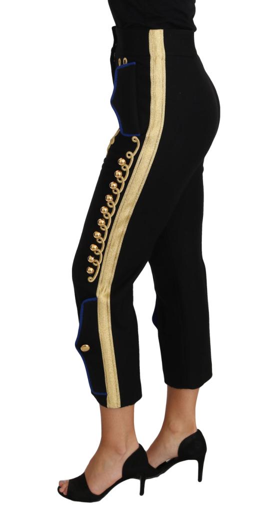 돌체앤가바나 스트레이트 팬츠 PAN61081 BLACK - DOLCE & GABBANA