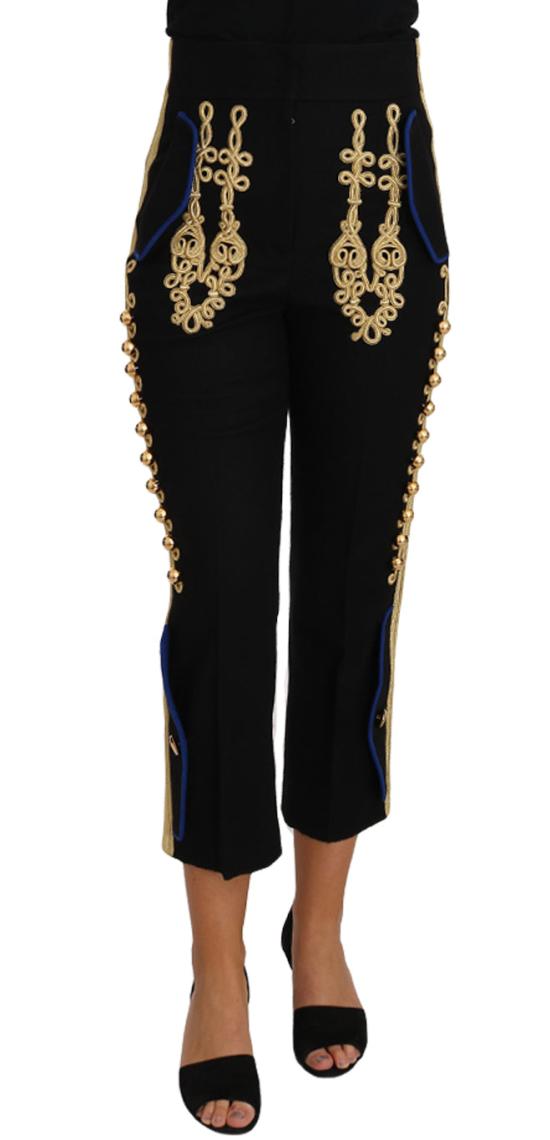  돌체앤가바나 스트레이트 팬츠 PAN61081 BLACK - DOLCE & GABBANA