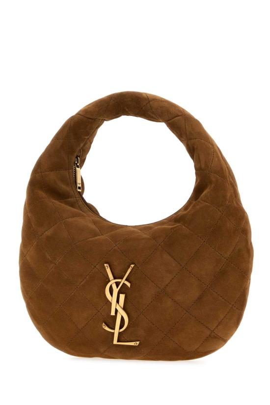 26SS 생로랑 이카리노 퀼티드 스웨이드 이카리노 퀼티드 스웨이드 8516891U807 2916 BROWN - SAINT LAURENT