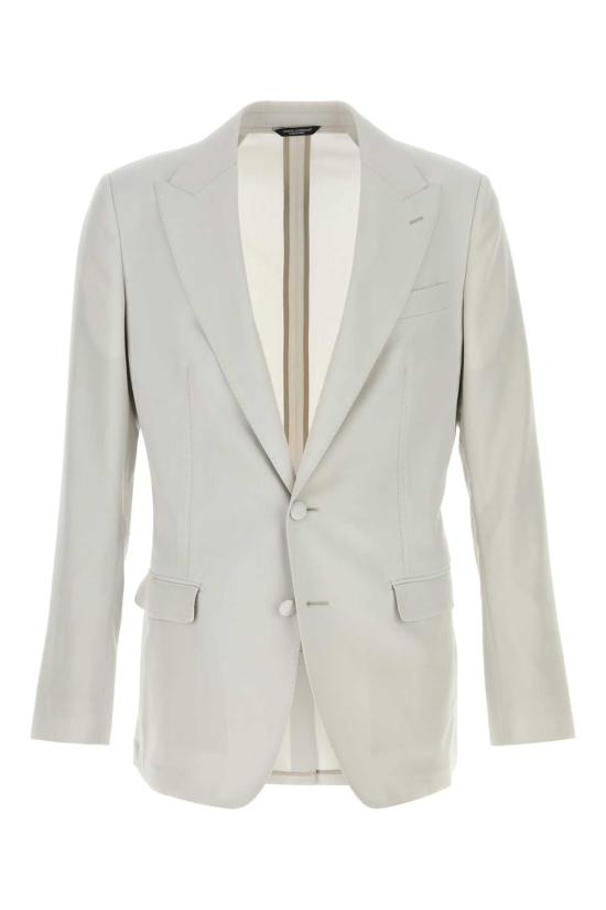 26SS 돌체앤가바나 싱글 브레스티드 울 포플린 자켓 G2NW0THU2BNR M2826 BEIGE