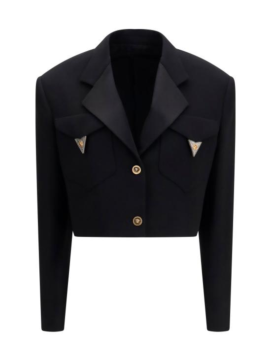 26FW 베르사체 자켓 10258751A18305 1B000 BLACK