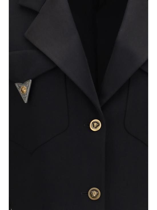 26FW 베르사체 자켓 10258751A18305 1B000 BLACK - VERSACE