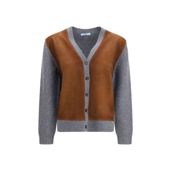 26FW 프라다 가디건 PRP25O43SOOO6004F0480BB BROWN
