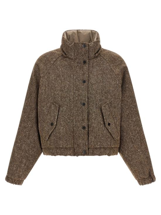 26FW 브루넬로 쿠치넬리 숏패딩 BR337638BM BROWN - BRUNELLO CUCINELLI