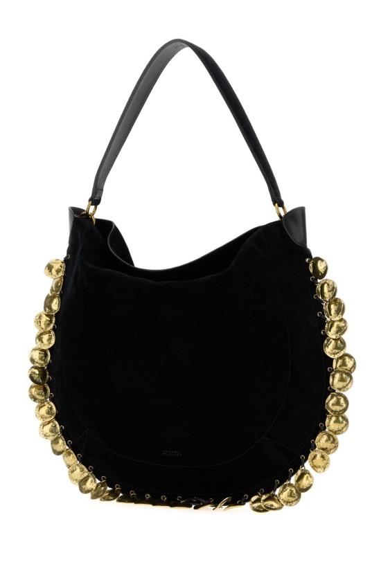 26SS 이자벨마랑 오스칸 스웨이드 숄더백 PP0200FHD2C16M 01BK BLACK - ISABEL MARANT