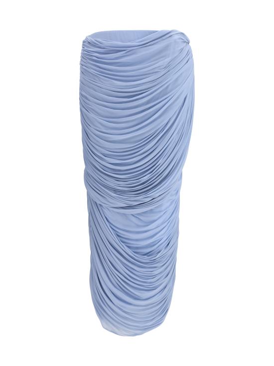 26SS 마그다뷰트림 롱 스커트 335426 LIGHTBLUE
