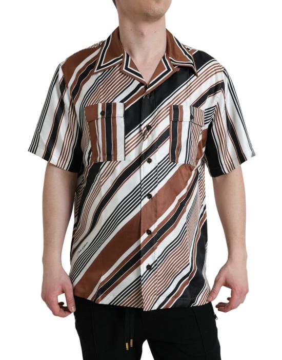  돌체앤가바나 반팔 셔츠 TSH84691 BROWN