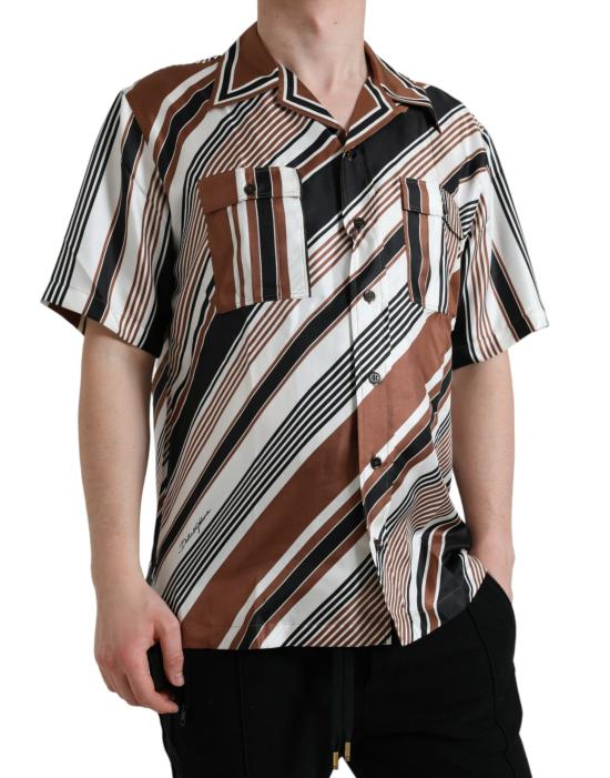  돌체앤가바나 반팔 셔츠 TSH84691 BROWN - DOLCE & GABBANA