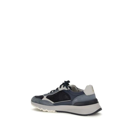 26FW 브루넬로 쿠치넬리 스니커즈 BRMZUSNEO355CVV29BB BLUE - BRUNELLO CUCINELLI