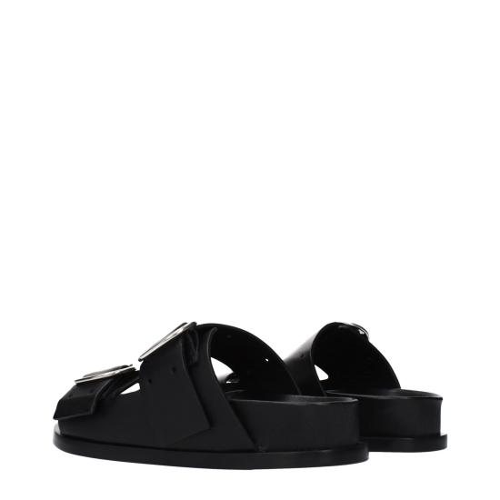  질샌더 뮬/슬리퍼 JI15531638096137BT BLACK - JIL SANDER