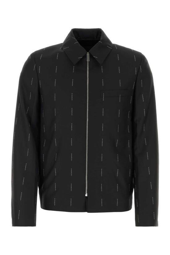  지방시 봄버 자켓 BM30DZ14UW 001 BLACK - GIVENCHY