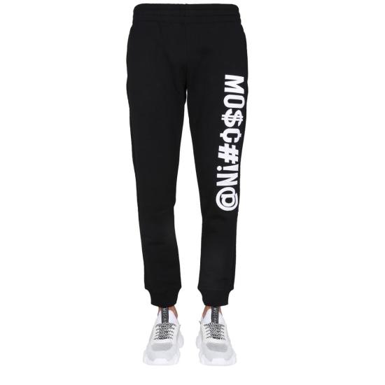  모스키노 트레이닝/조거 팬츠 MO 9183307923668 BLACK - MOSCHINO
