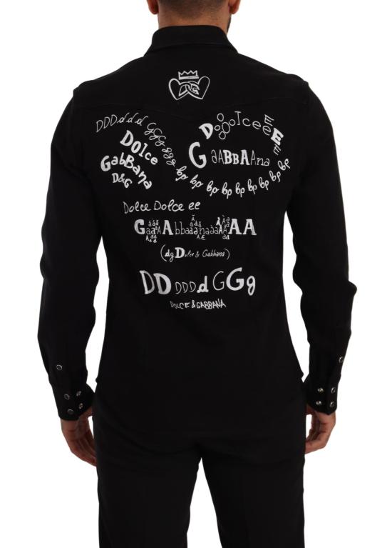  돌체앤가바나 긴팔 셔츠 TSH7564 BLACK - DOLCE & GABBANA