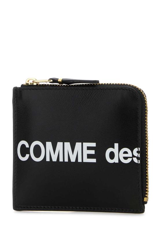  꼼데가르송 휴즈로고 레터링 하프지퍼 SA3100HL BLACK - COMME DES GARCONS