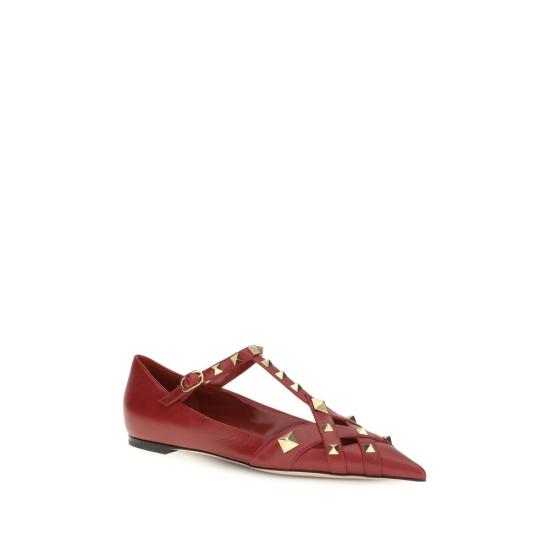 26FW 발렌티노 가라바니 플랫 슈즈 VA9W2S0PQ9JYWBGNBB RED - VALENTINO GARAVANI
