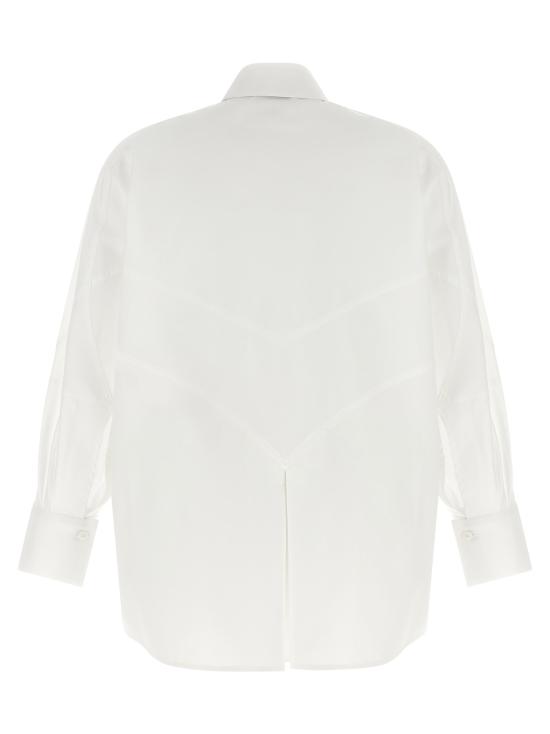 26FW 디 아티코 셔츠 TH337796BM WHITE - THE ATTICO