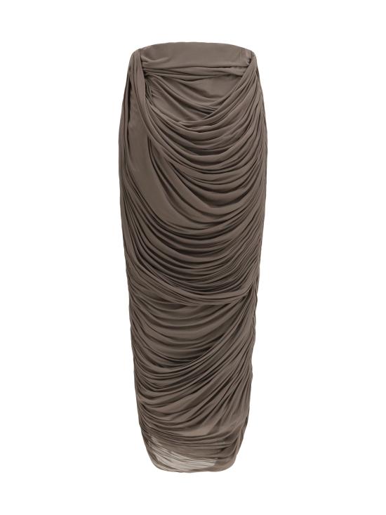 26SS 마그다뷰트림 롱 스커트 302426 BROWN - MAGDA BUTRYM