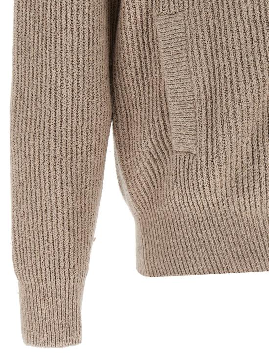 26SS 브루넬로 쿠치넬리 집업 니트 BR302990BM BEIGE - BRUNELLO CUCINELLI