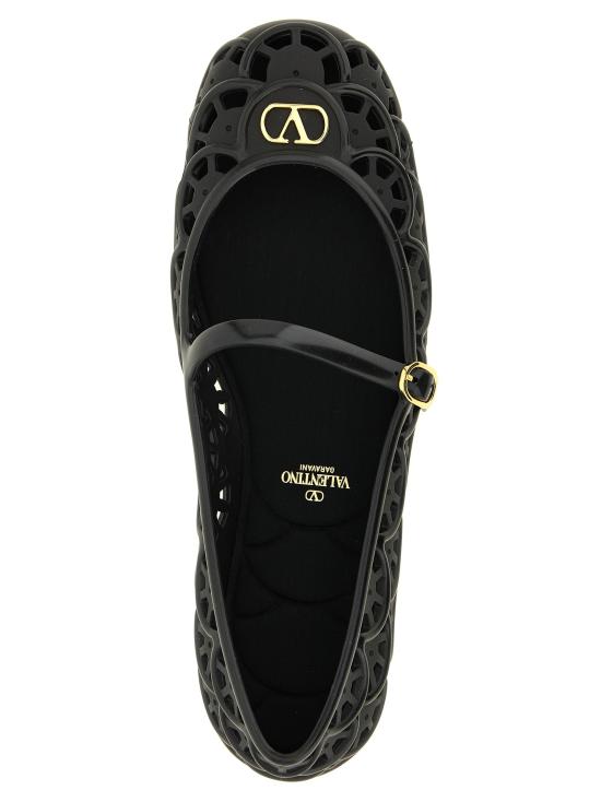 26FW 발렌티노 가라바니 플랫 슈즈 VA336797BM BLACK - VALENTINO GARAVANI