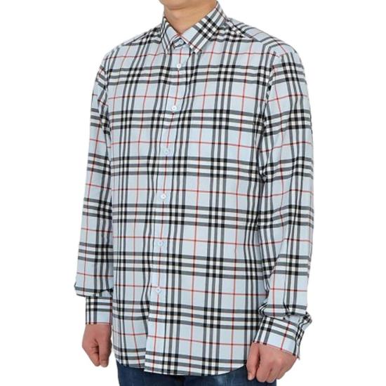  버버리 긴팔 셔츠 BU 9245785882836 BLUE - BURBERRY