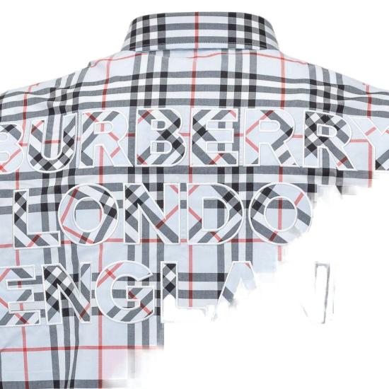  버버리 긴팔 셔츠 BU 9245785882836 BLUE - BURBERRY