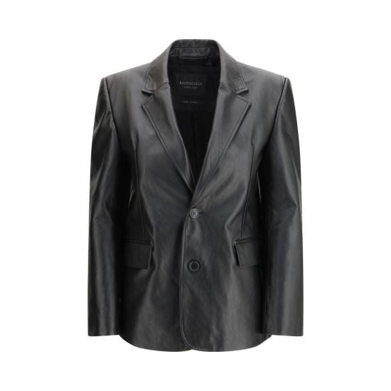 26SS 발렌시아가 수트 자켓 BA856379TQS041000BB BLACK