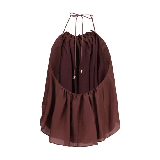 26FW 짐머만 민소매 티셔츠 ZI9044TSS261MUSBB BORDEAUX - ZIMMERMANN