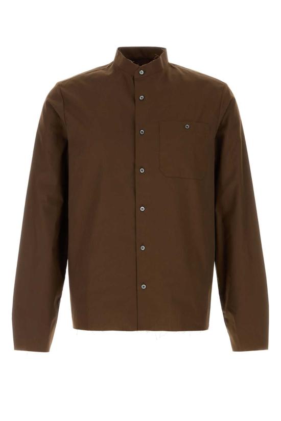 26SS 프라다 긴팔 셔츠 UCN641SWMO17DG F0324 BROWN