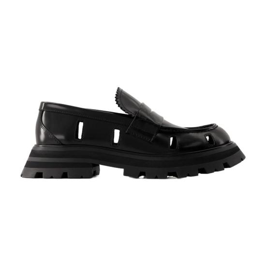  알렉산더 맥퀸 로퍼 CONFIG AMQS20005370 BLACK - ALEXANDER MCQUEEN