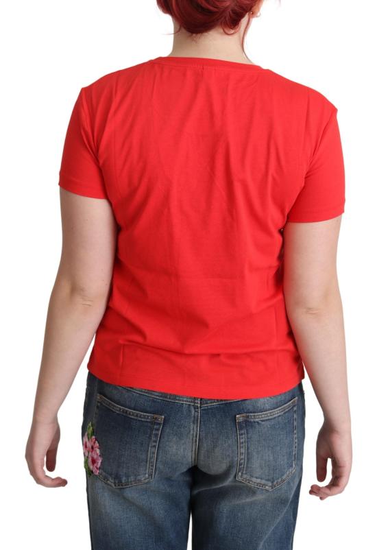  모스키노 반팔 티셔츠 TSH5081 RED - MOSCHINO