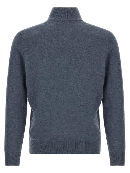 26FW 브루넬로 쿠치넬리 집업 니트 BR337496BM BLUE - BRUNELLO CUCINELLI