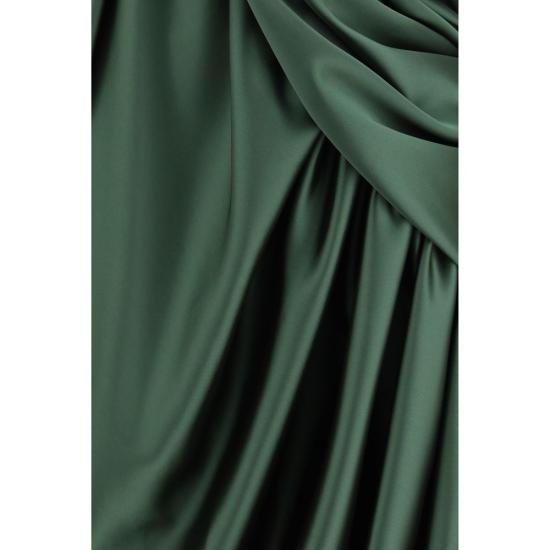 26SS 비비안웨스트우드 지니 드레이프 롱 드레스 지니 드레이프 롱 드레스 VI110103AIW01CAM411BB GREEN - VIVIENNE WESTWOOD