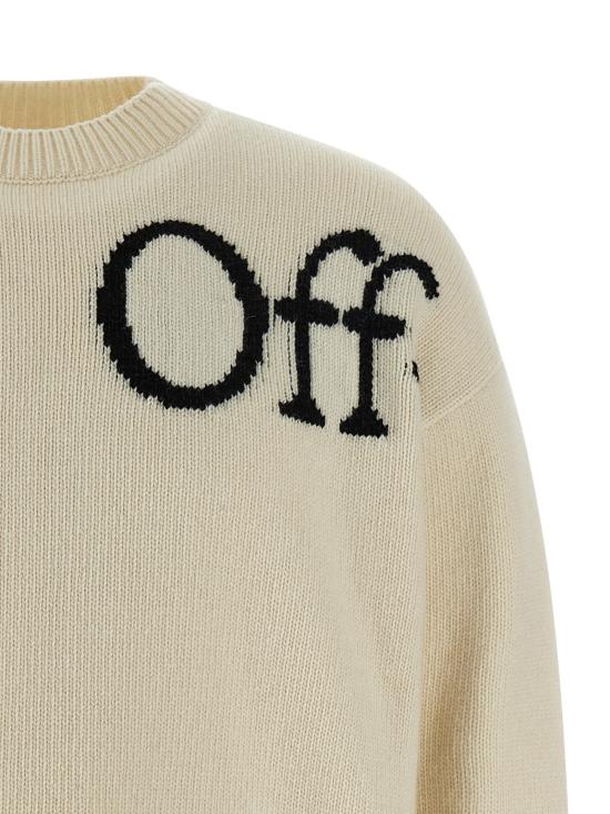 26FW 오프화이트 스웨터 OF337276BM BEIGE - OFF WHITE