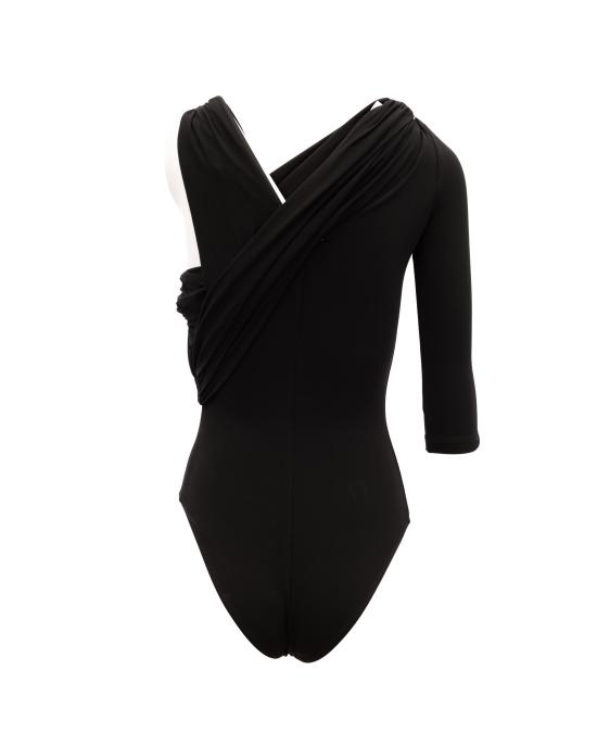  알렉산더 맥퀸 바디수트 티셔츠 K3 2030 BLACK